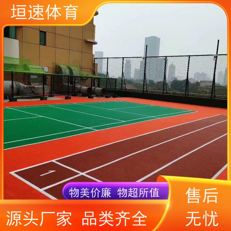垣速 学校运动场地坪专卖厂家 幼儿园室外塑胶 浙江橡胶体育跑道价格