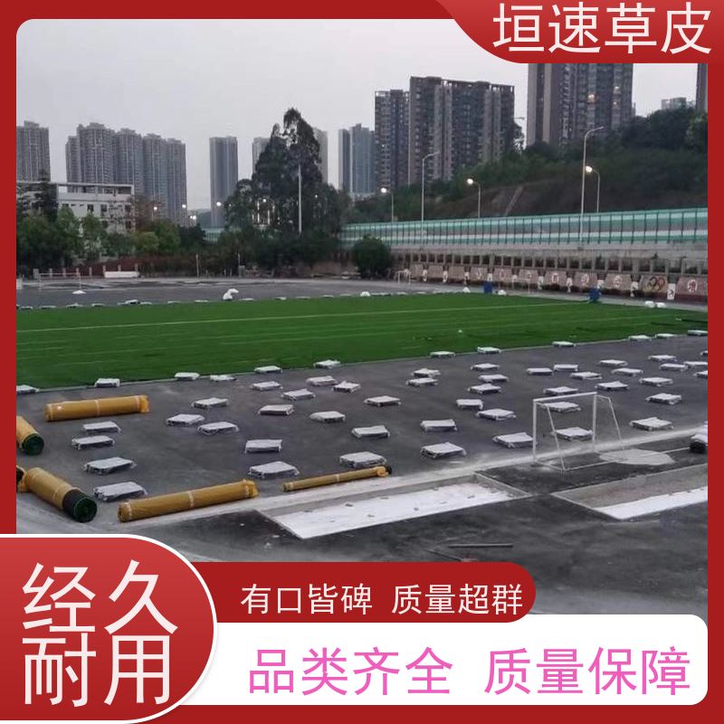 垣速 学校足球场改造防腐耐磨 塑料草坪厂家施工工艺 杭州足球场建筑