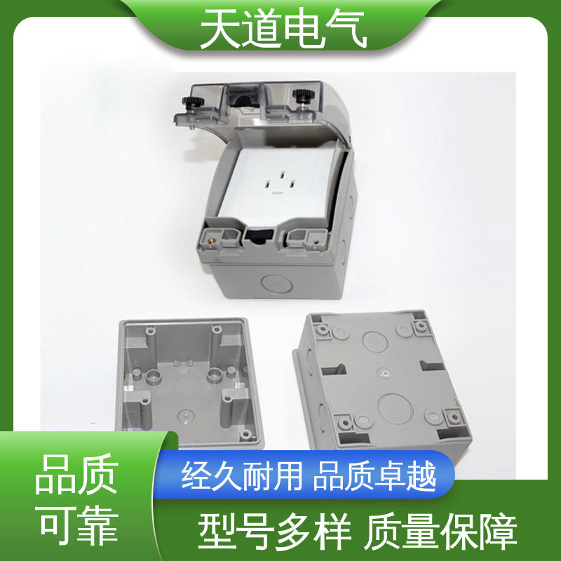 天道电气 精细实用 暴雨无忧 IP66多回路 户外防水盒