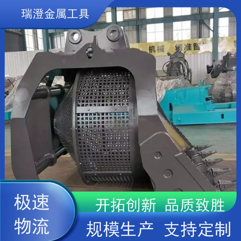 瑞澄挖机属具 物料筛分 滚筒振动筛 高效均匀 厂家供应