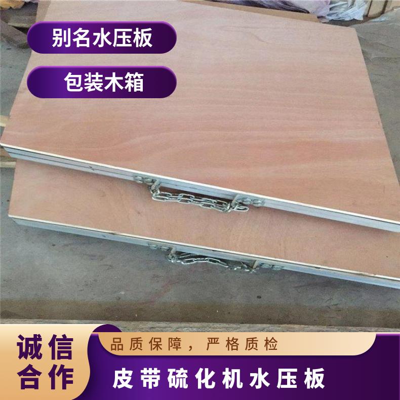 皮带硫化机水压板通过电动泵加压至额定压力后完成工作