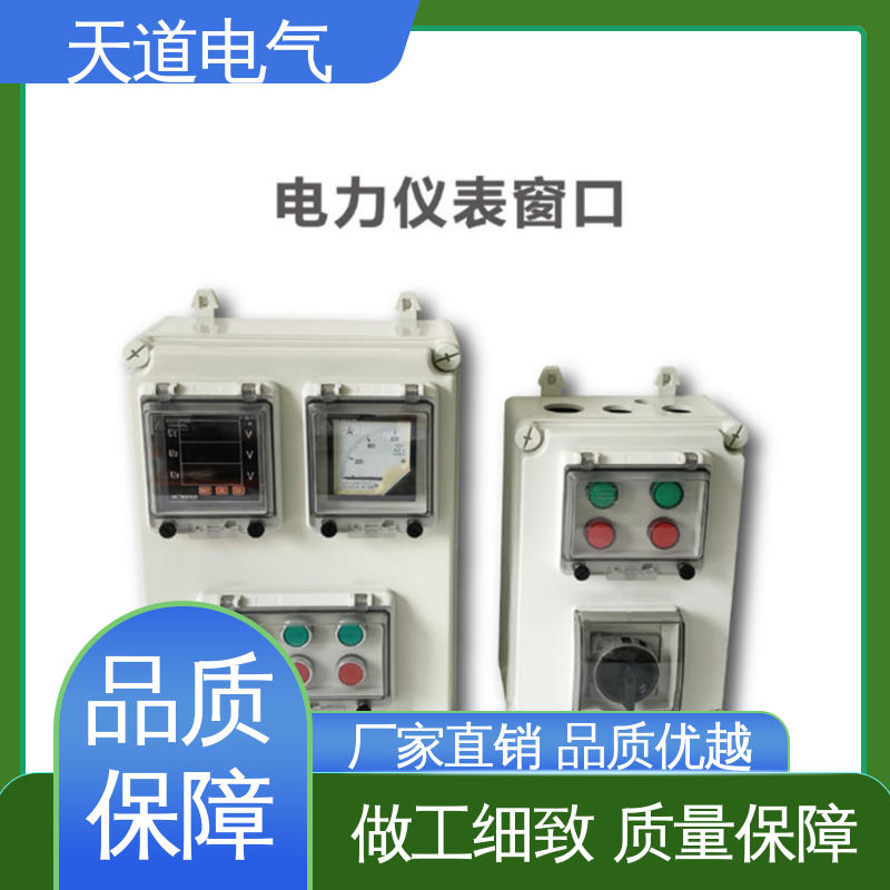  精工品质 匠心制造 防水 防尘 电压表防护窗 天道电气