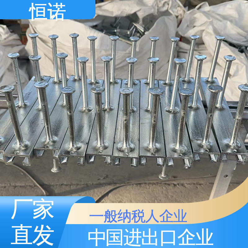 订做异型件 符合国标 带齿热镀锌预埋槽道 恒诺