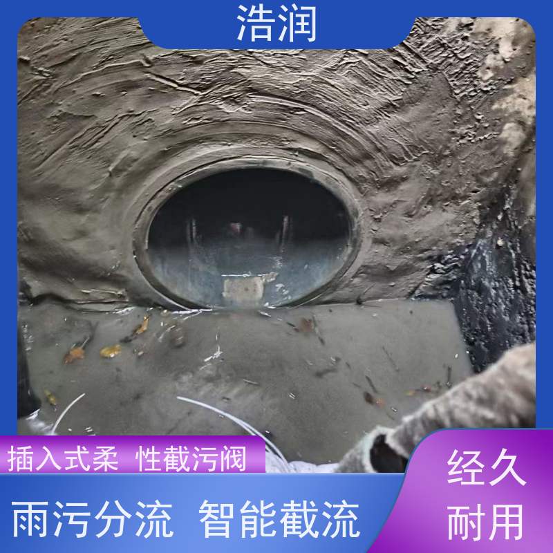 浩润 全国供应 插入式柔性截污阀 防止水回流 品质可信
