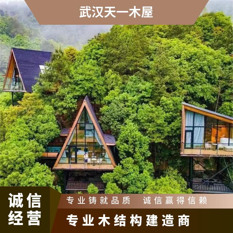 2025新款防腐木民宿木屋 移动三角屋 款式新颖 风格多样 全国可定制