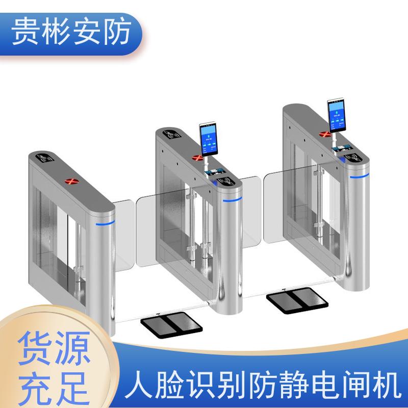 贵彬安防 电子厂车间 防静电摆闸 单向/双向通行 应用范围广