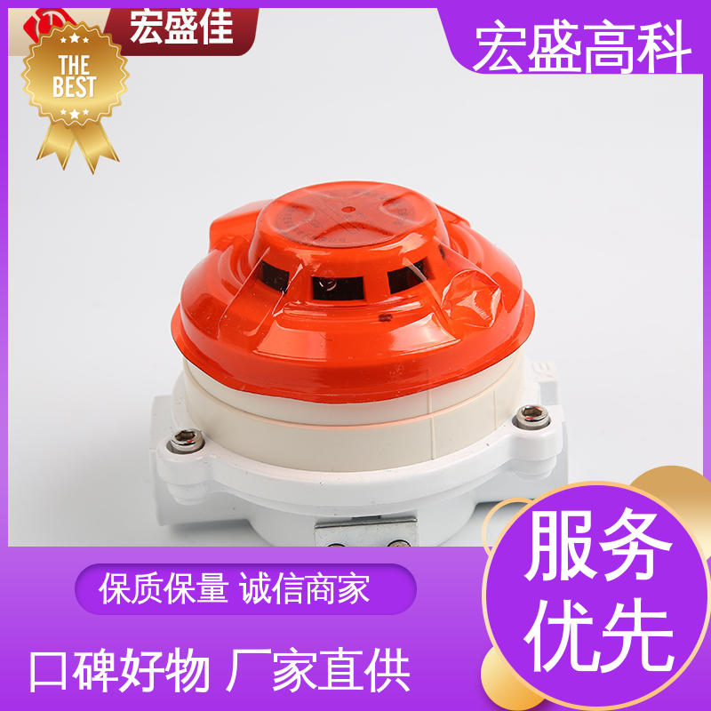宏盛佳 防爆烟雾探测器 IP65金属材质 开关量输出