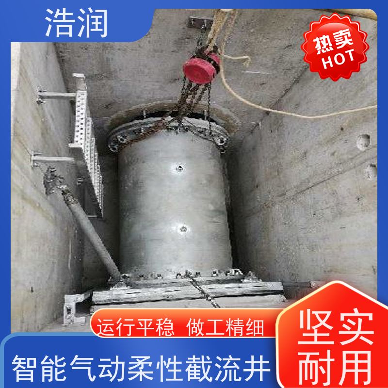 浩润 插入式柔性截流装置 处理污水量 10-8000m3/h 性价比高