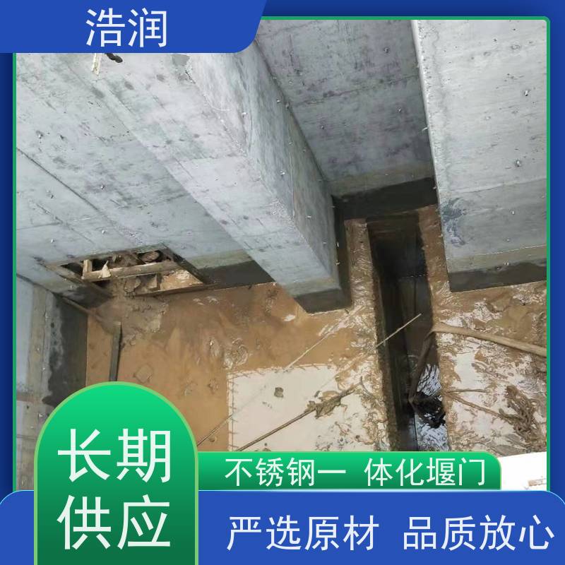 浩润 液压下开式堰门 结构稳固 抗压好 性价比高