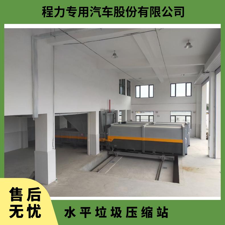 大型800吨垃圾压缩站设备可配套移箱平台计算机自动控制垃圾压实