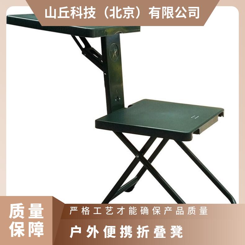 野战士兵折叠椅学习椅学习凳户外便携折叠凳靠背马扎多功能写字椅子 陆款军绿