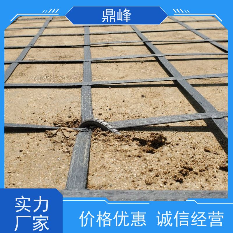 鼎峰 钢塑粘焊土工格栅 抗老化 具有环保可持续性