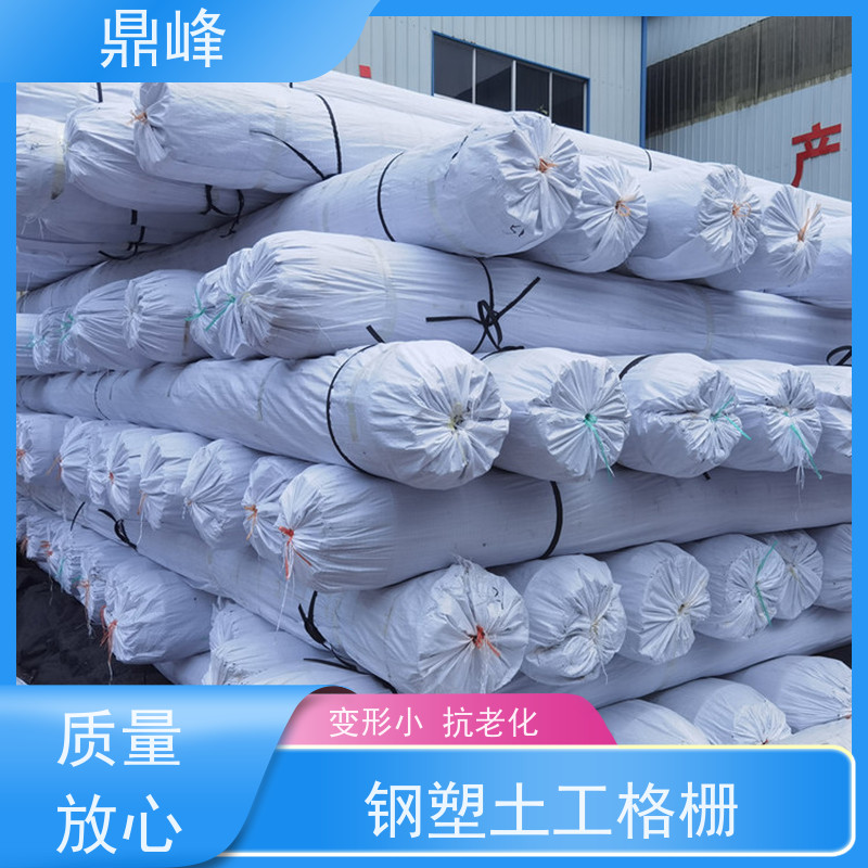 鼎峰 焊接纤塑土工格栅 孔眼均匀 具有环保可持续性