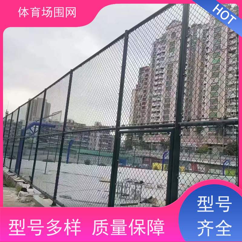 篮球场围栏 PVC包塑勾花 博森厂家 防腐耐用 批发定制