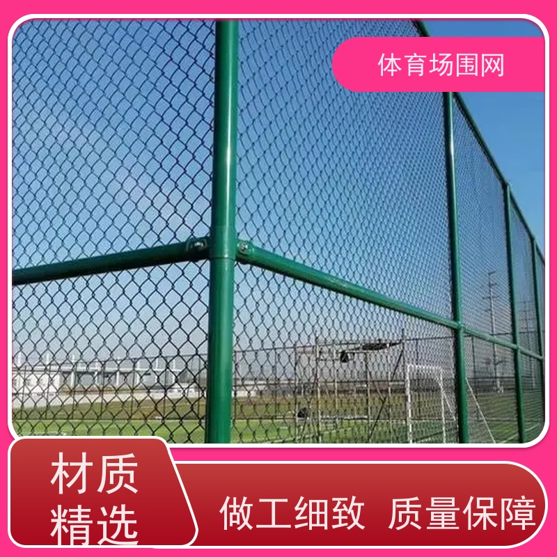学校球场围网生产厂家pe包塑护栏网质量保障防腐防锈运动场隔离网