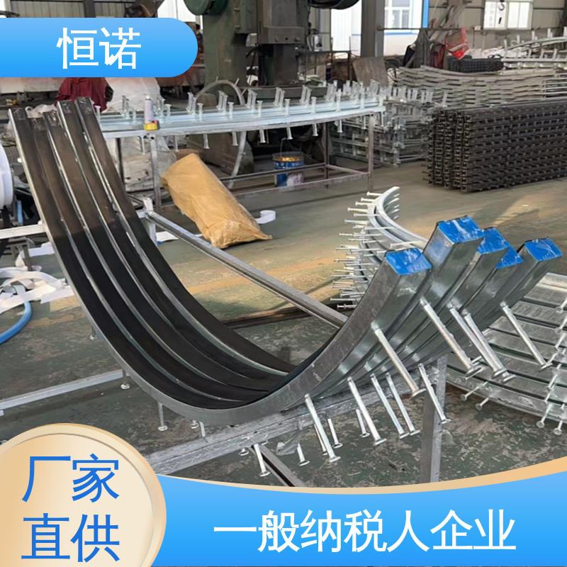 恒诺 支持定做 厂家供应 抗拉强度大 热镀锌弧形预埋槽道