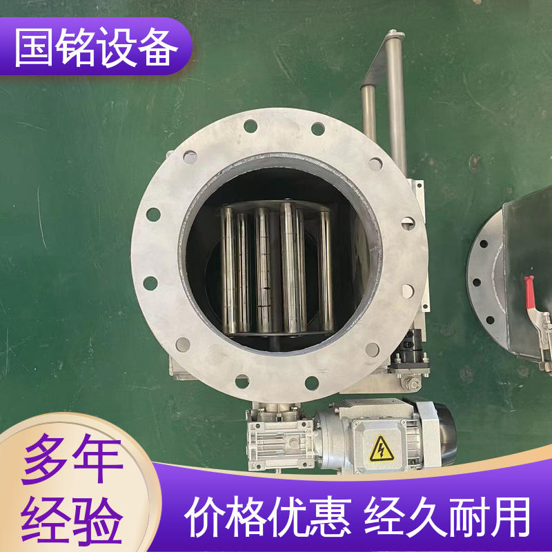 国铭设备 易于安装 法兰可定制 永磁自卸式除铁器 正负极材料除磁