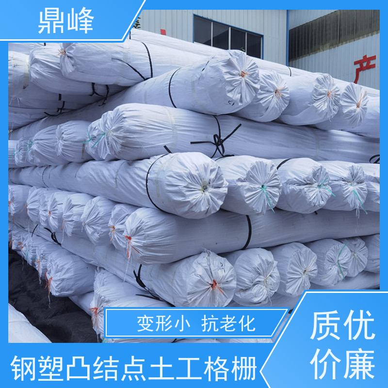 鼎峰 钢塑塑料土工格栅 孔眼均匀 具有一定的柔软性