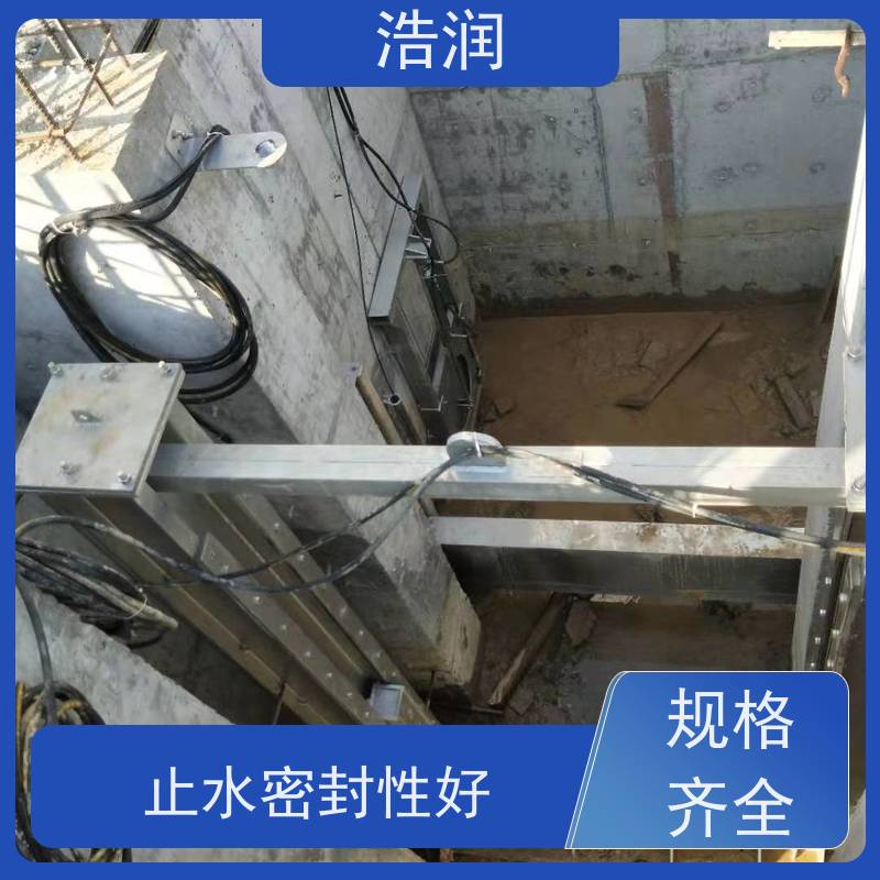 浩润 一体化液动下开式堰门 安装方便 防腐性强 便于维护