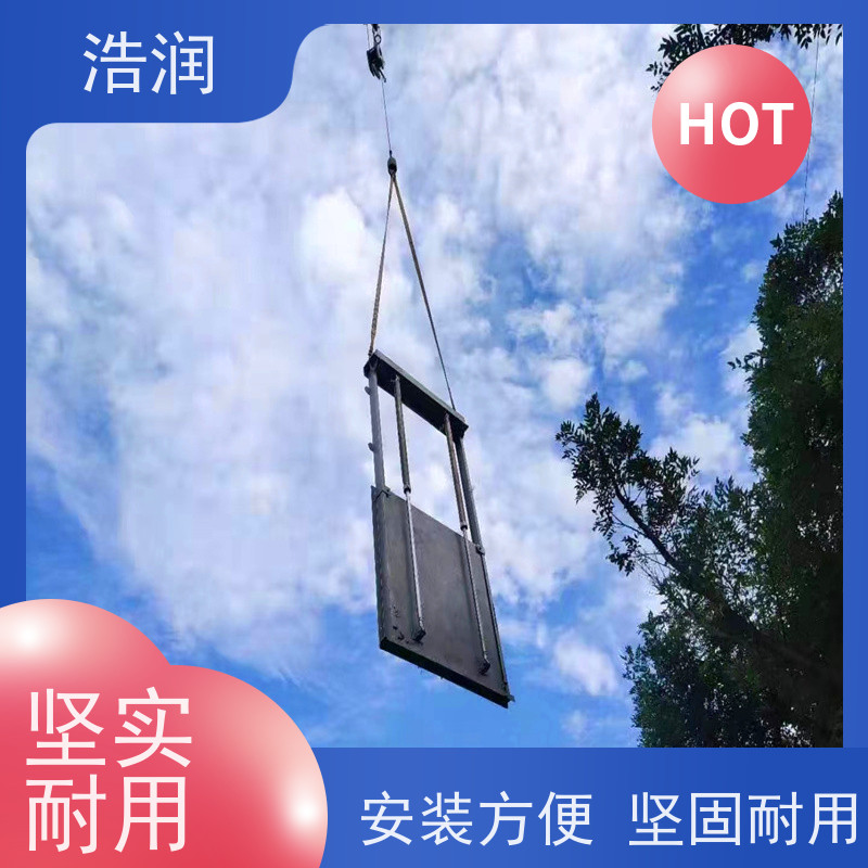 浩润 不锈钢下开式闸门分流井 结构稳固 耐冲击 性能稳定