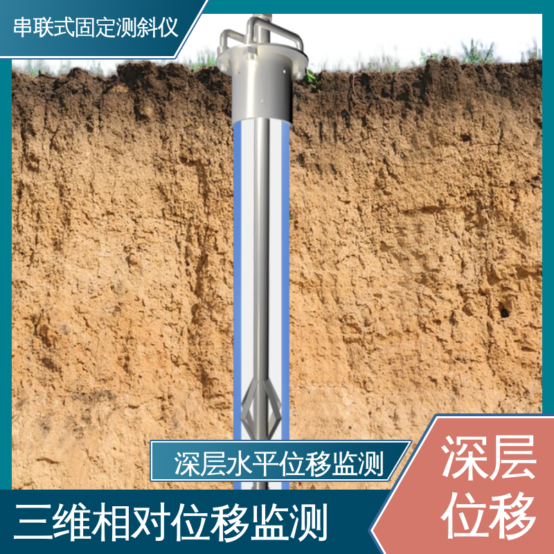 实时在线测量 自动测斜仪 三维土体位移 边坡坍塌预警监测