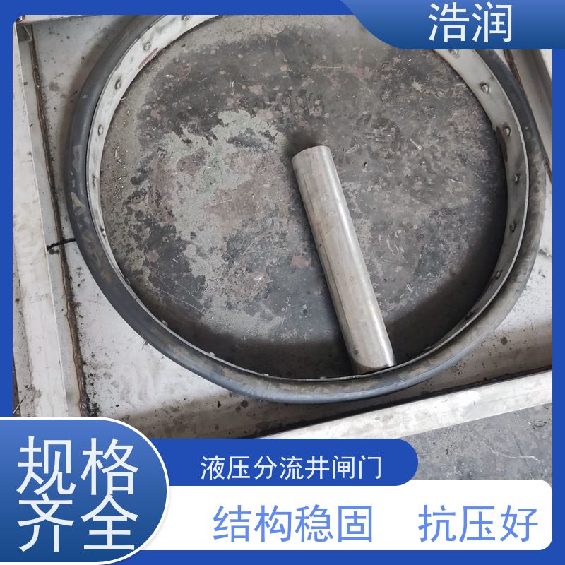 浩润 一体化液动下开式闸门 附壁安装 性价比高