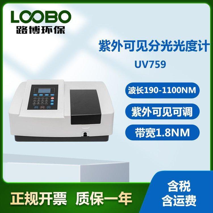 扫描紫外可见分光光度计 带宽 1.8nm 波长范围190-1100nm 有双光束的