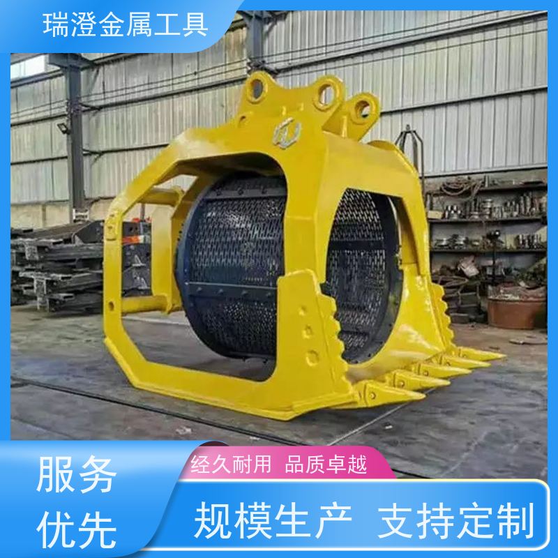 瑞澄挖机属具 矿石分级 滚筒筛分选机 操作简单 性价比高