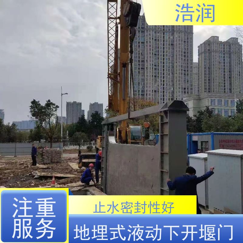浩润 液压下开式堰门 结构稳固 抗压好 货源充足