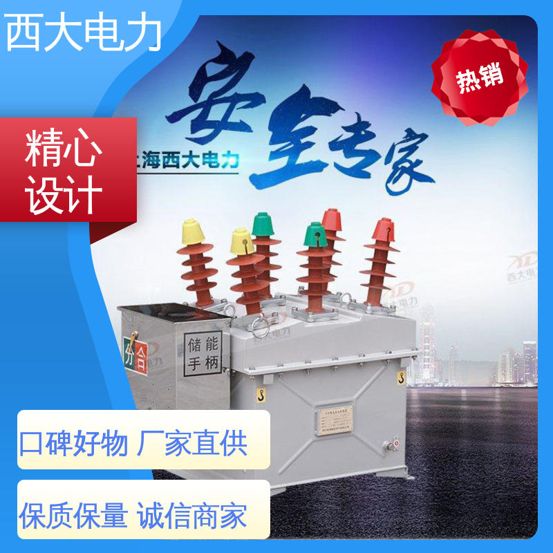 外形美观 做工细致 ZW8-12/630A 户外高压真空断路器 西大电力