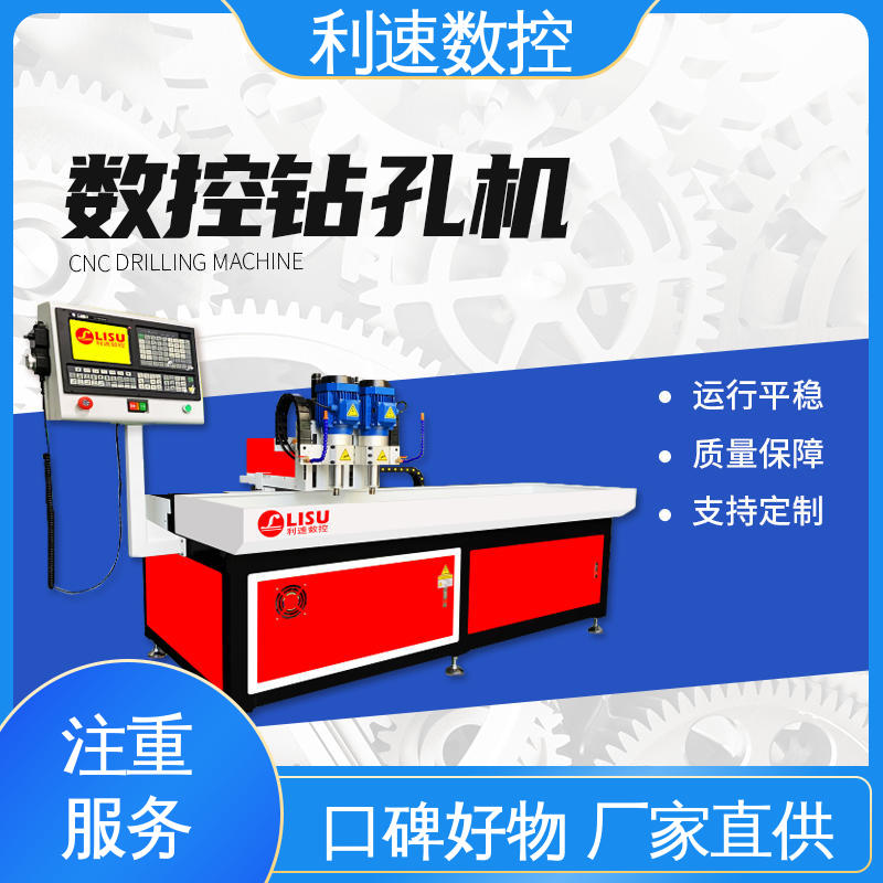 利速数控科技机械 钻孔机 采用进口伺服电机 源头厂家 智能控制