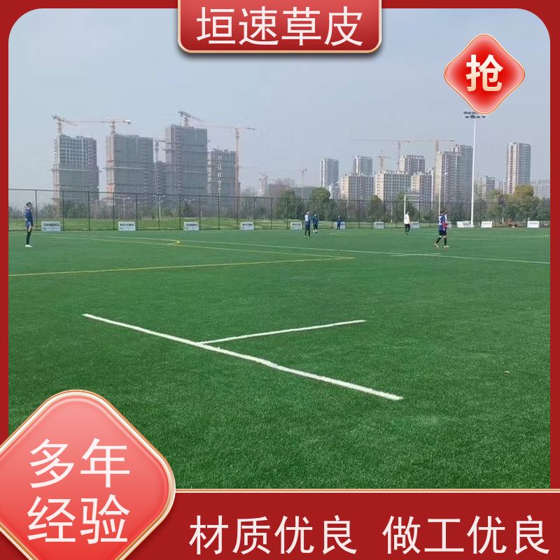 垣速 上海足球场承建 修建足球场地弹性防滑 篮球场塑料草坪地面材质