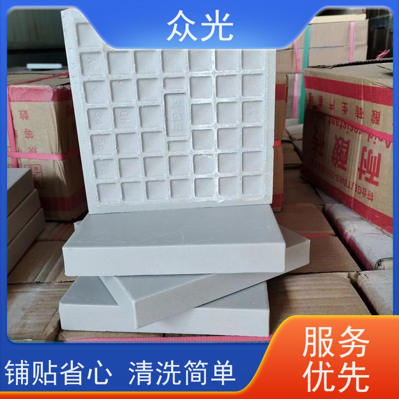 众光 防腐项目 耐酸陶瓷砖 粘结力强 铺设方便 可以放心选择