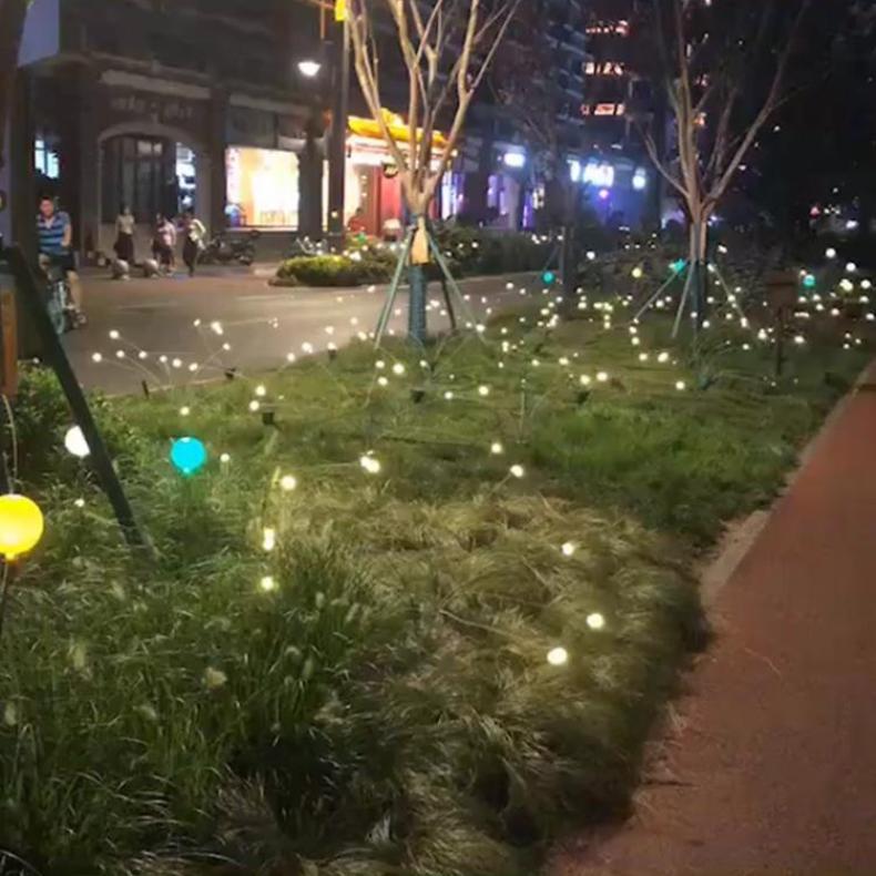 厂家供应led动态摇摆萤火虫灯 户外发光灯公园广场草坪灯
