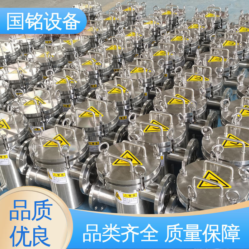 法兰可定制 弱磁性氧化物 易于安装 永磁和电磁除铁器 国铭设备