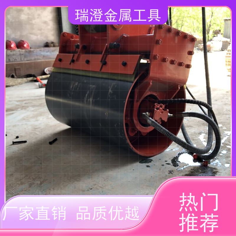 瑞澄挖机属具 建筑沟槽 液压滚筒振动夯 连续作业 严格品控