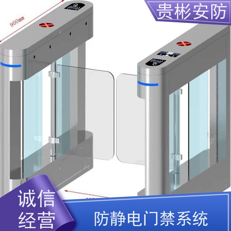贵彬安防 门禁闸机系统 esd防静电摆闸 人行通道闸 库存充足