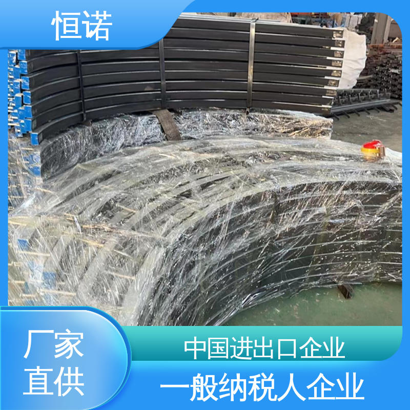 恒诺 图纸定做 发货及时 热镀锌弧形预埋槽道 坚固耐用
