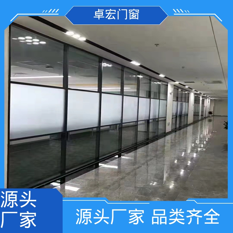卓宏办公室百叶窗防火玻璃隔断防水阻燃可接工程厂家供应