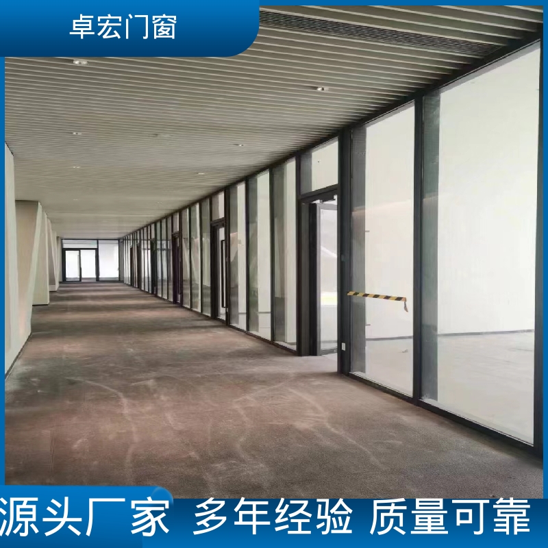 卓宏单玻双玻防火玻璃隔断坚固耐用指导安装厂家供应