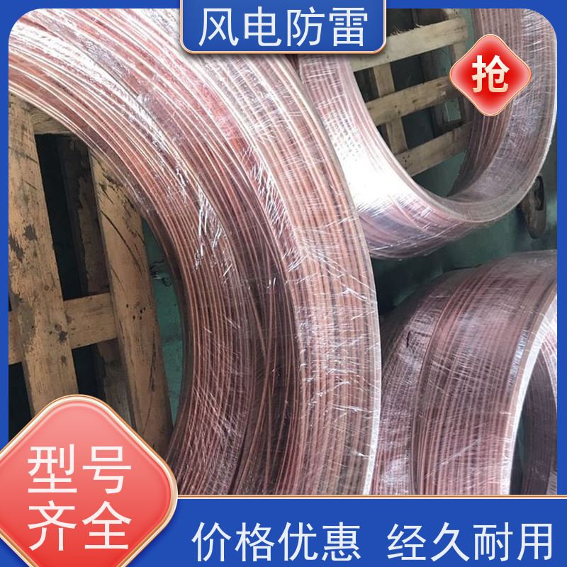 风电防雷 减少地网占用土地面积 阻非 金 属材料 铜包钢扁钢50*5mm