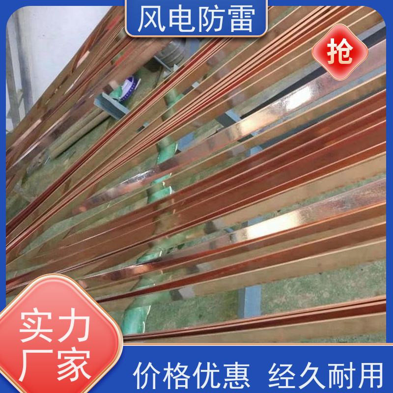 风电防雷 质量保障 可按需定做 阻非 金 属材料 铜覆钢扁钢50*5mm