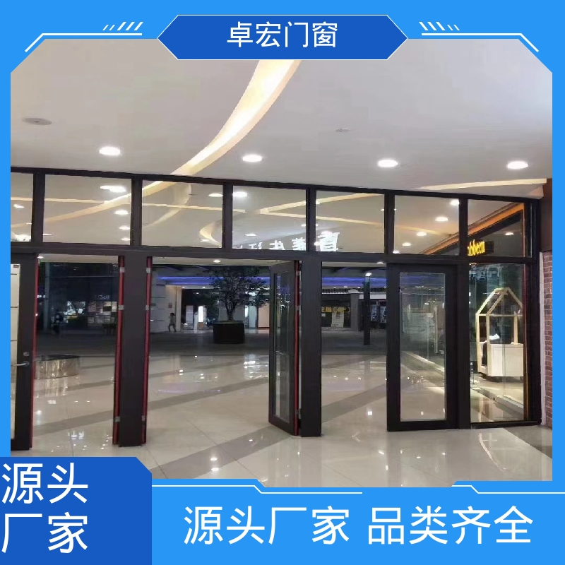 卓宏商场商铺防火玻璃隔断防水防潮承接急单厂家供应