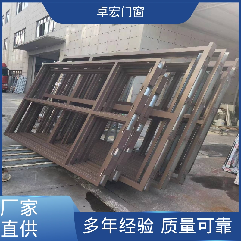 卓宏铝合金材质双层玻璃隔断防水防潮免费设计厂家供应
