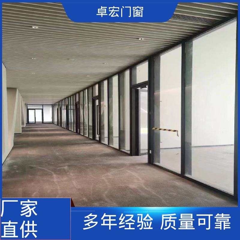 卓宏办公室百叶窗防火玻璃隔断防水阻燃承接急单厂家供应