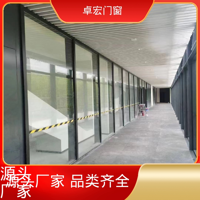 卓宏商场商铺防火玻璃隔断防水阻燃支持定制厂家供应