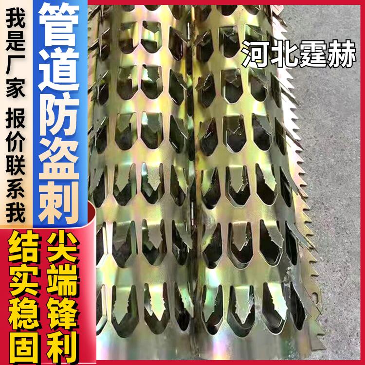 霆赫 管道带刺防爬刺 围墙镀锌滚笼 小区阻爬阳台防护刺钉 结实稳固
