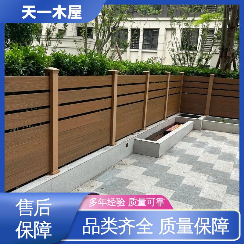 公园广场小区地产营销心中 防腐木地板木围栏栏杆 来图定制 专业施工