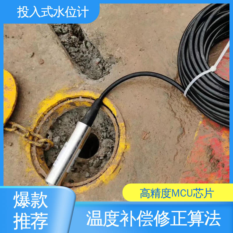 自动化实时监测 污水管道处理 硅压阻式水位计 液面变化