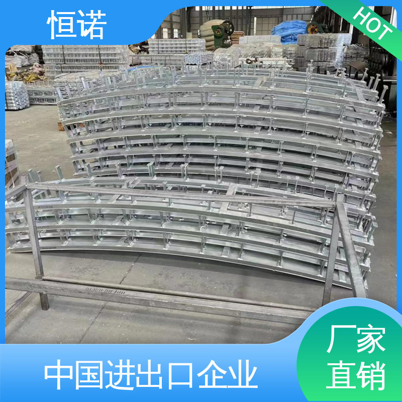 恒诺 防腐性好 订做异型件 弧形哈芬槽预埋槽道 生产厂家